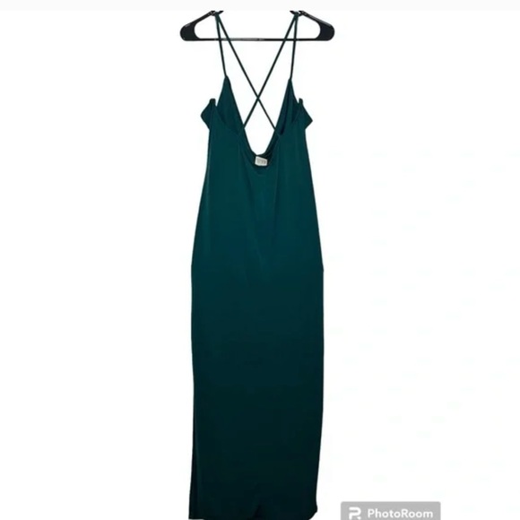 E.L.H BODY CON DRESS EMERALD - Picture 3 of 7
